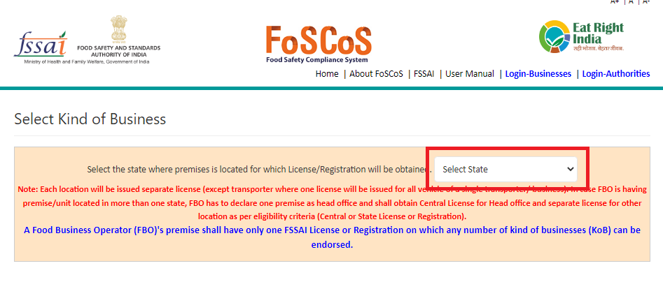 FSSAI License